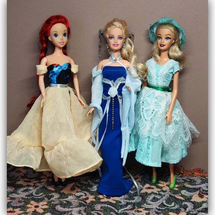 Zestaw Ubranek dla Barbie- 3 komplety