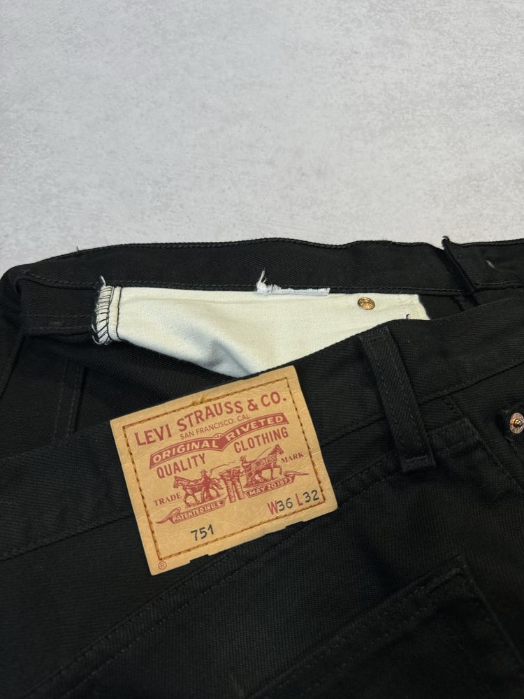 Черные мужские джинсы Levi’s 751 (оригинал)