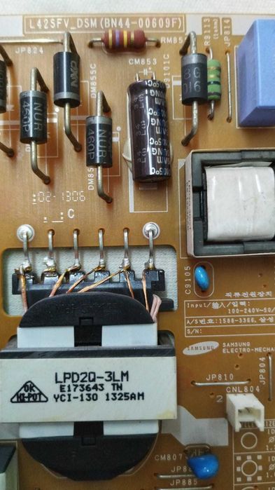 Placas para TV Samsung UE42F5000