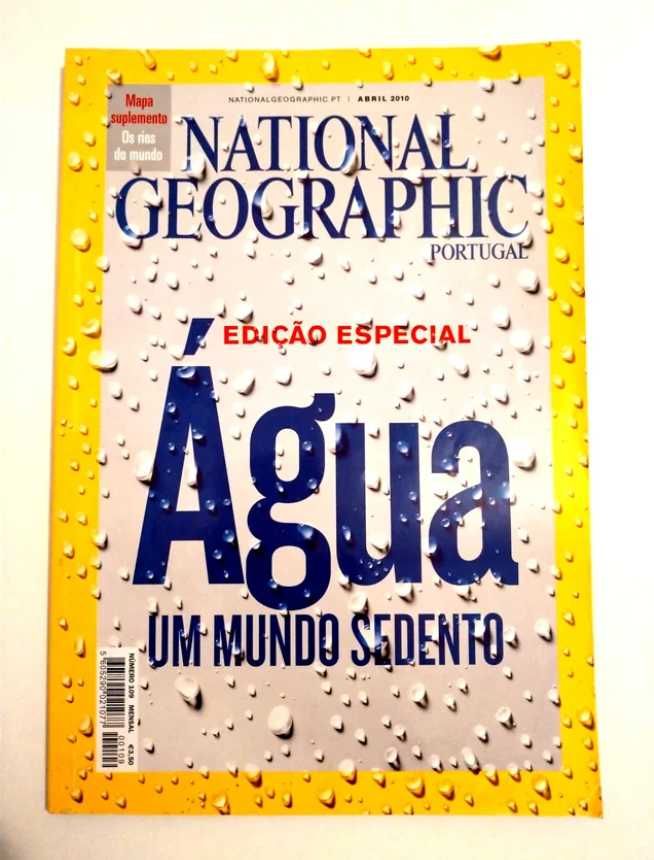 Lote de 4 Revistas National Geographic Portugal