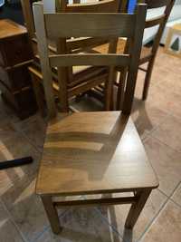 Quatro cadeiras madeira