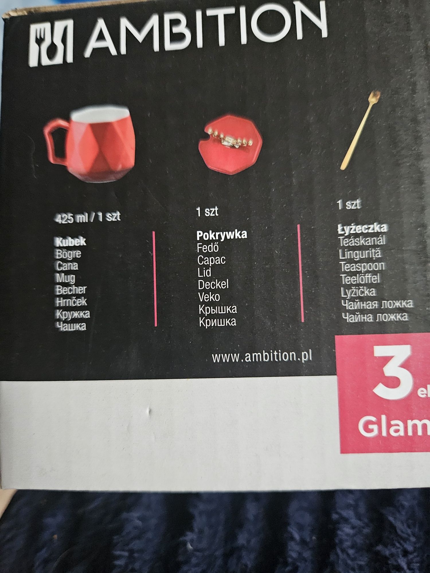 Kubek 3 elementowy