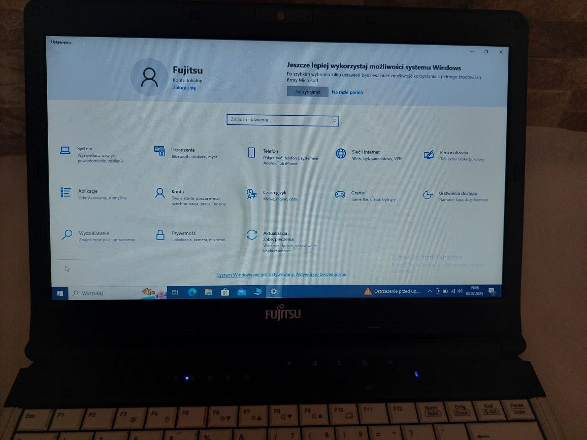 Fujitsu Livebook S781 /Intel Core i7 /Dysk 500GB /4GB Ram, bate