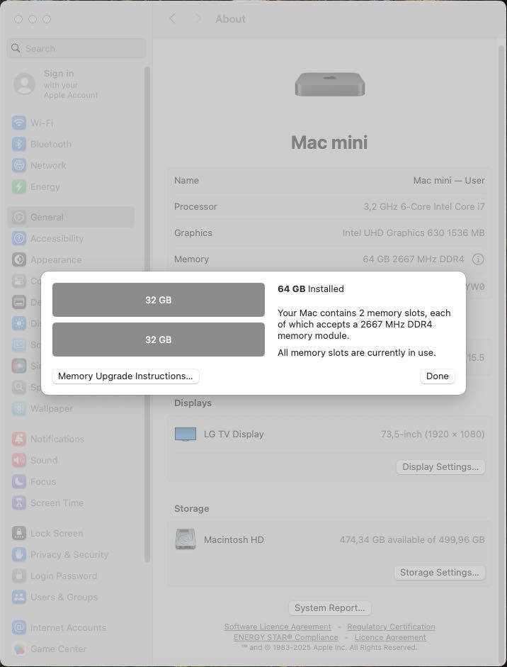 Mac mini 2018р / Core i7 / 64 GB RAM / 512 GB SSD + Luna display