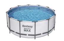 Piscina de SwimMing de aço Pro Max Round FramE com bmba de filtro+
