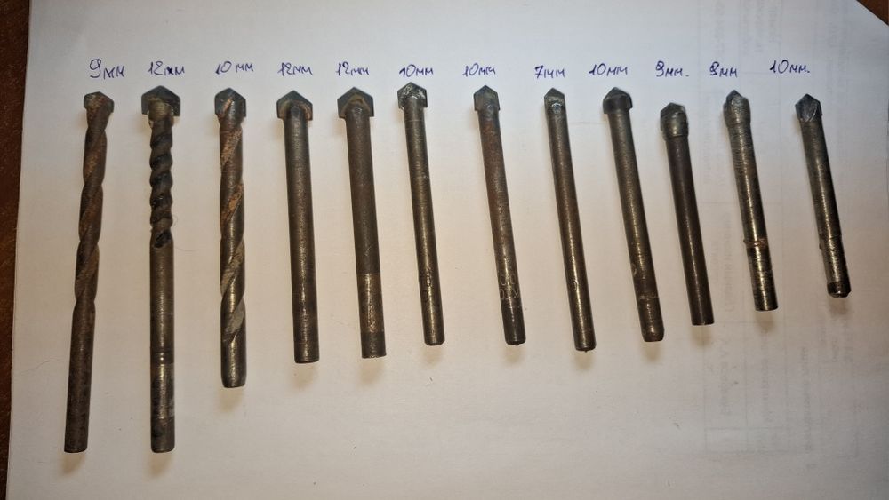 Сверла по камню и бетону