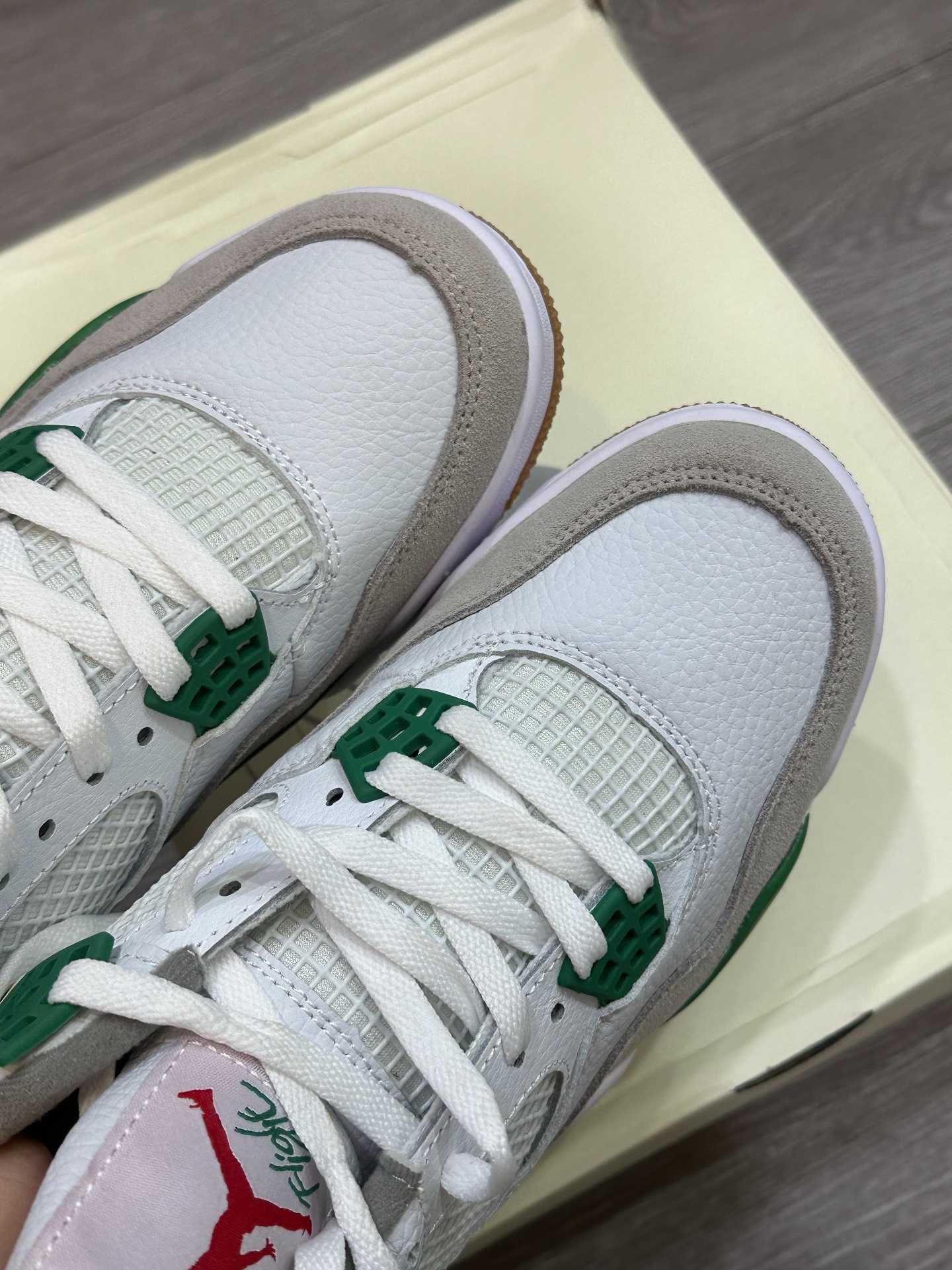 nowy Jordan4Retro Pine Green Trampki Cactus Jack Moda R.44
