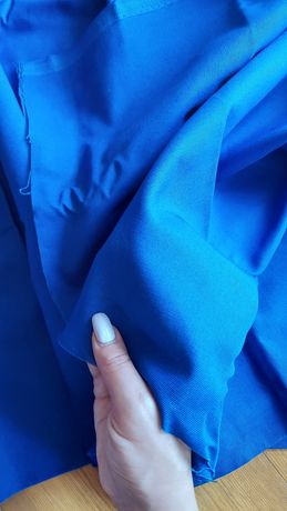 Kupon materiał tkanina bawełna niebieski na obrus 140x220 cm granat