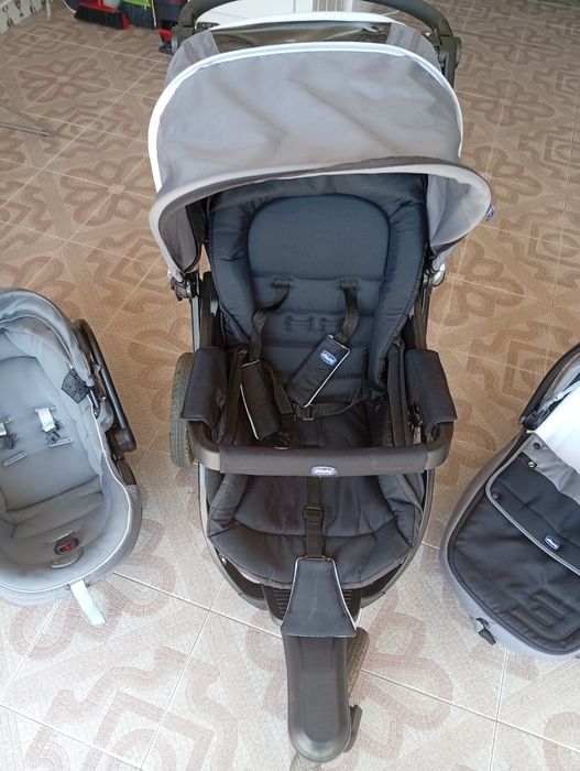 Trio Chicco Active 3 - Carrinho+ Alcofa+Babycoque