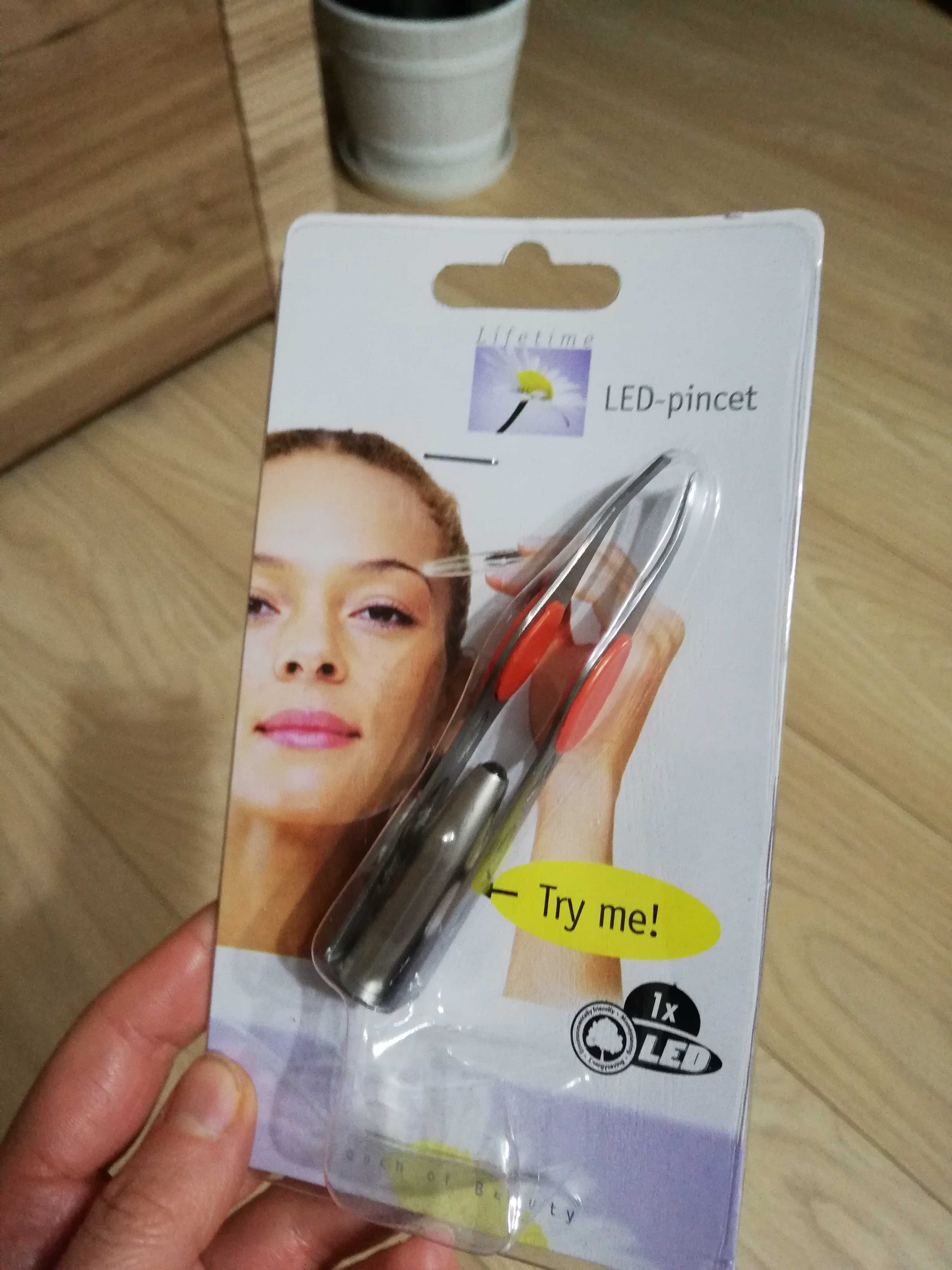 Pęseta Led nowa na baterie