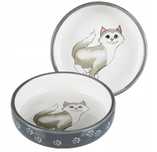 Miska Ceramiczna + Gratis, Trixie Cat Na Pokarm Mleko Kitten Kot Benek