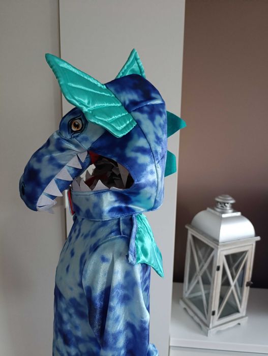 NOWY H&M strój karnawałowy SMOKA DINOZAURA WAWELSKI 110/116 (269)