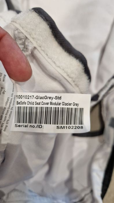 Capa Cadeira Auto Be Safe Izi Modular/Twist/Turn - Glacier Grey