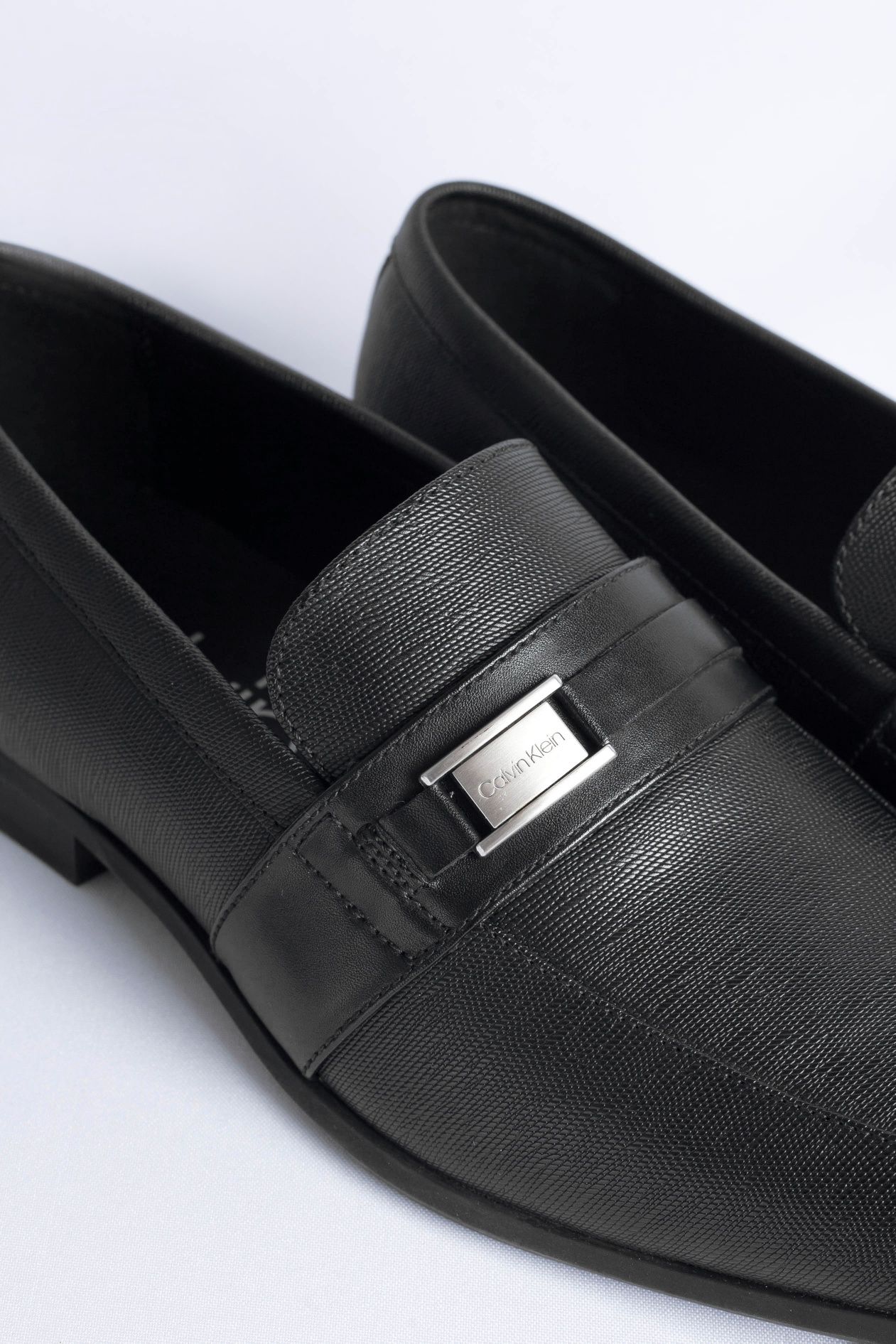 CALVIN KLEIN оригинал. Кожаные мужские туфли чёрные 45
