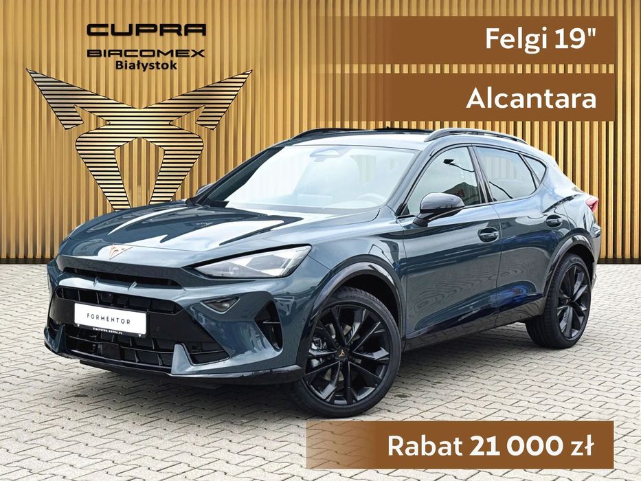 Cupra Formentor 2.0 204KM DSG 4Drive, Black Edition, "od ręki" Rabat 20.400zł