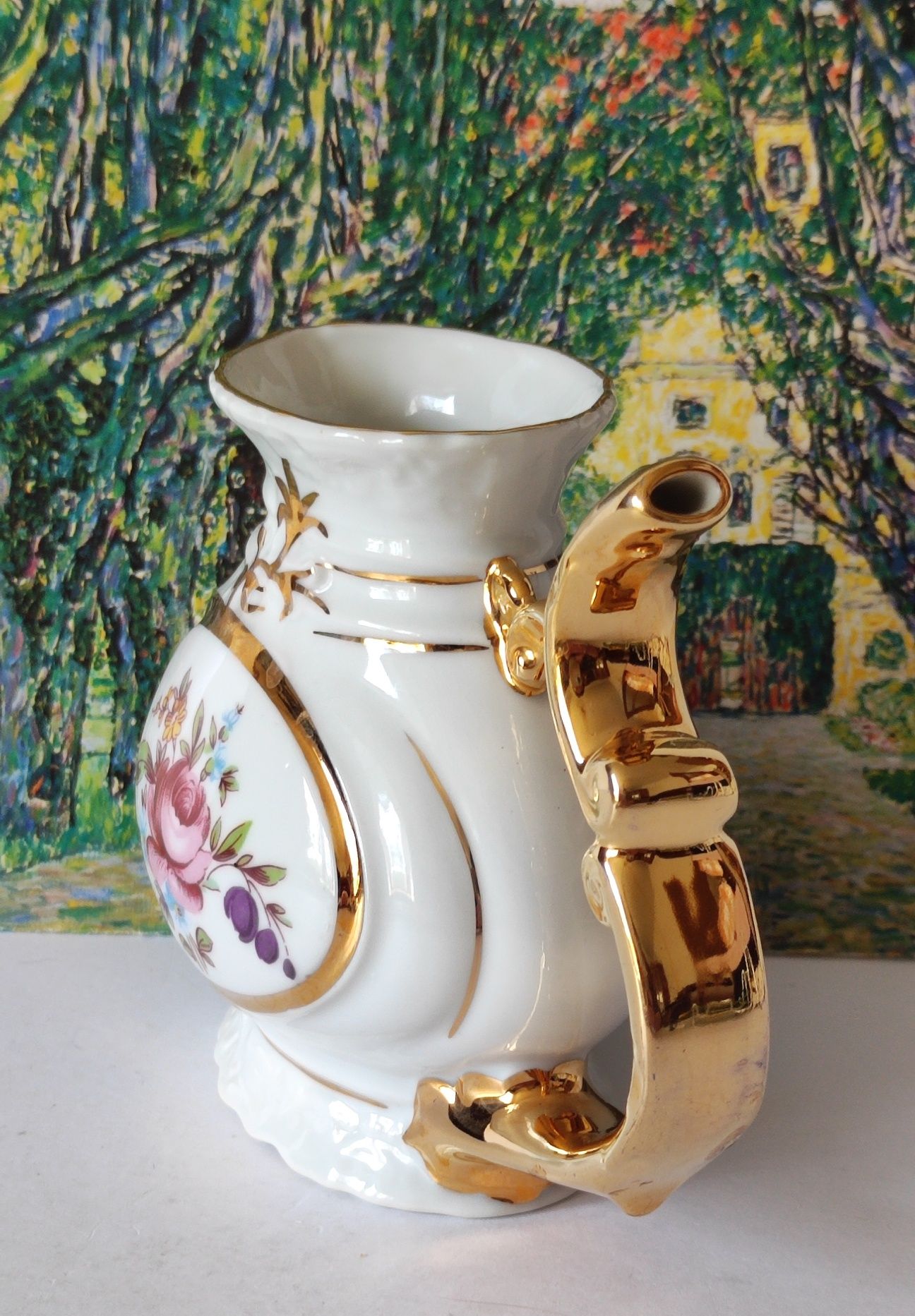 Piękna stara porcelana pijałka Czechosłowacja