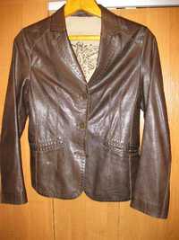 Куртка- пиджак- жакет натуральная кожа размер 44 46 48 рр