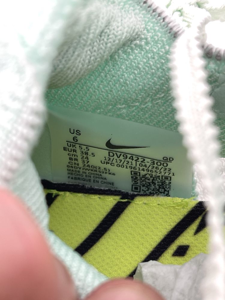 Оригинал Nike Air Zoom Alphafly Next% 2 (DV9422 300)) zoomx для бега