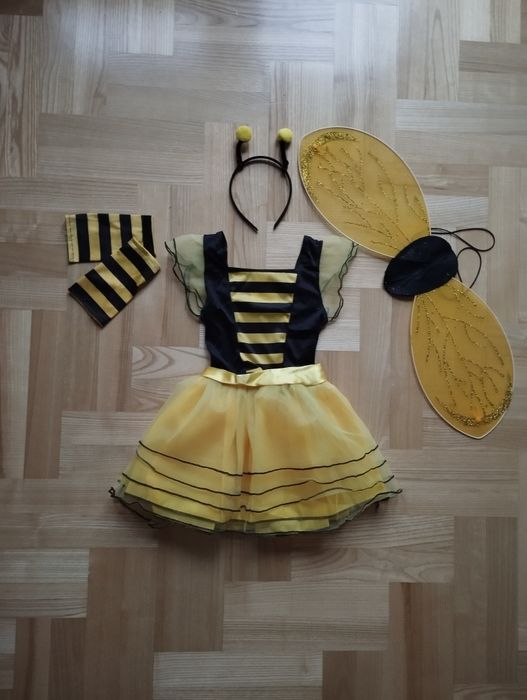 Strój pszczółki, dla dziewczynki, r. 105/116