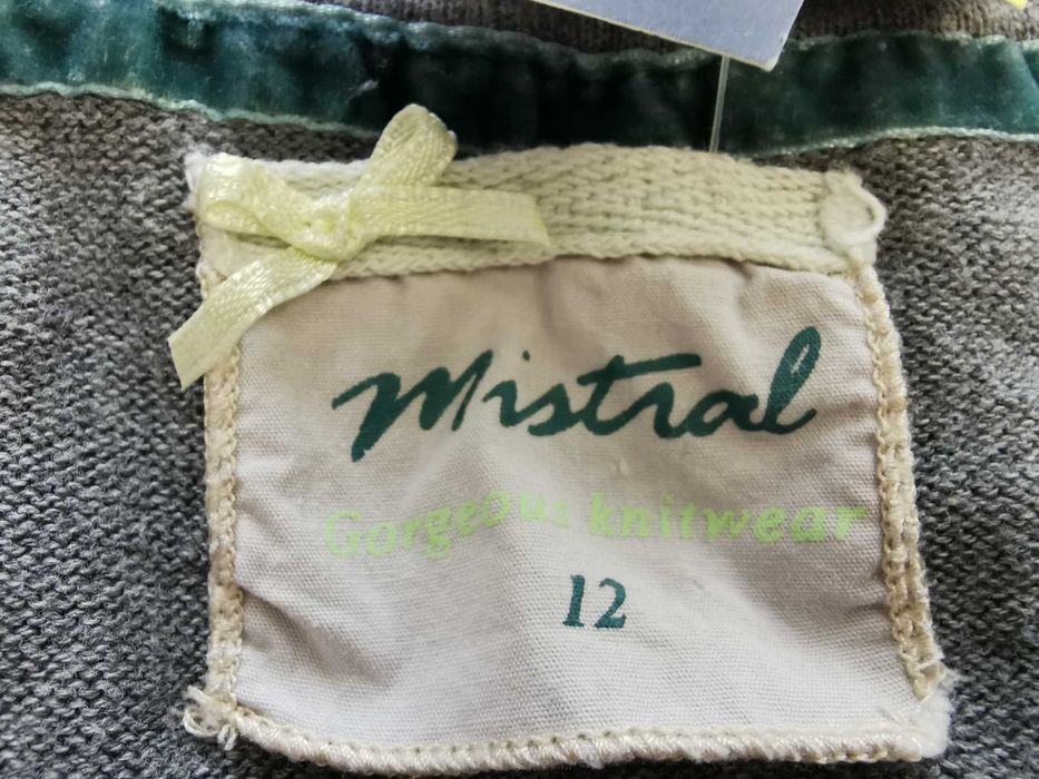 MISTRAL - Firmowa Szara Wygodna Bawełniana Tunika M Nowa