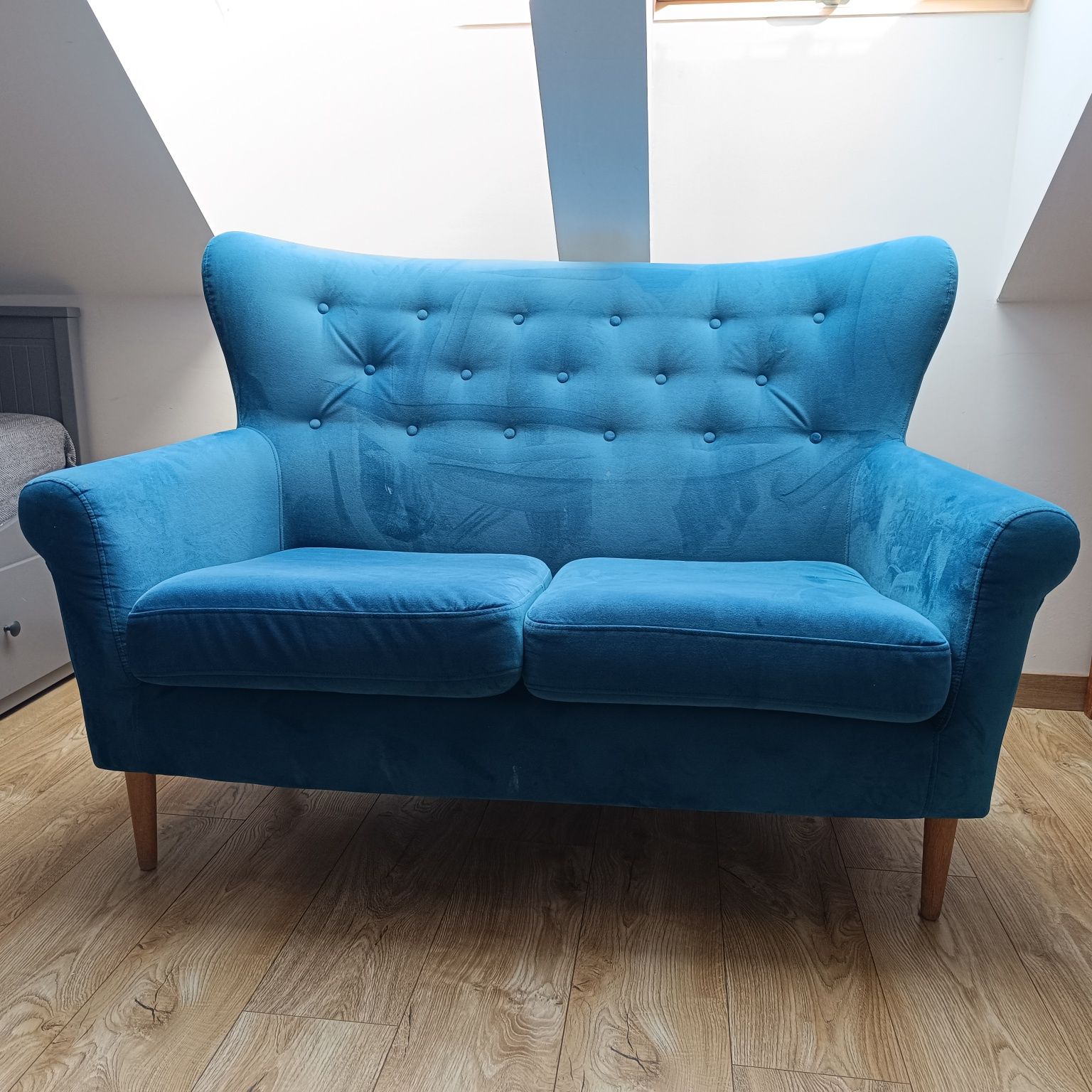 Retro Sofa AMELIE 2 osobowa bez funkcji spania z salonu Agaty