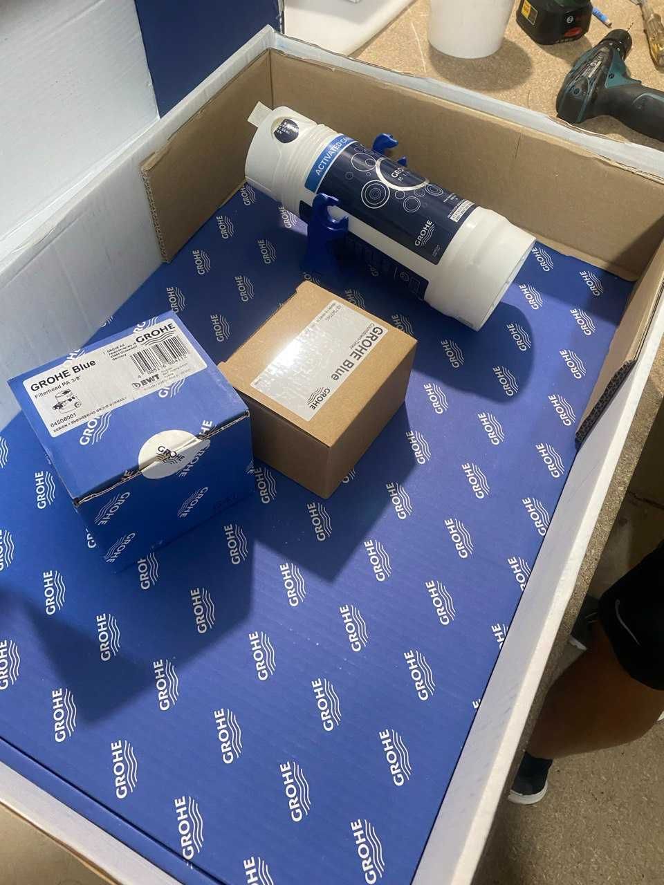 Смеситель для кухни с фильтром воды Grohe Blue Pure 30387000
