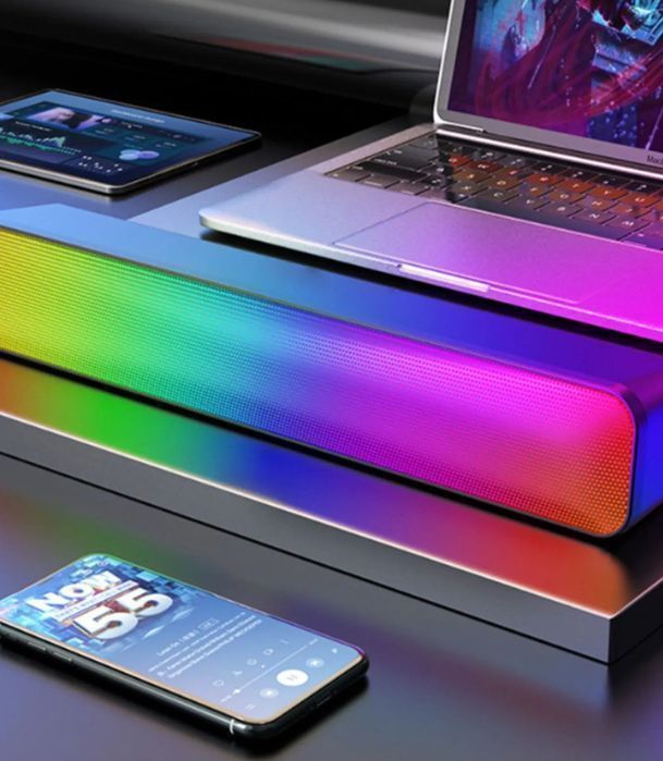 Głośnik komputerowy soundbar BLOW MS-31 podświetlany LED RGB