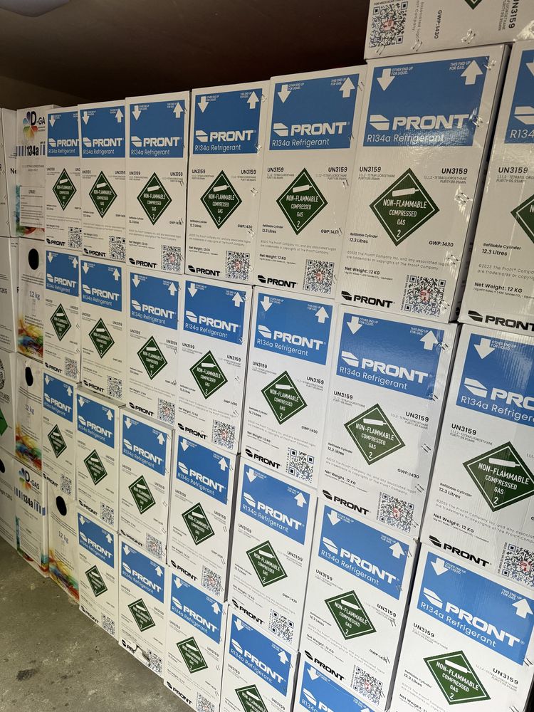 czynnik chlodniczy Freon R134A,R1234YF,R448A,R449A,R452A,R422B