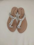 Klapki srebrne   rozm 37  nowe firmy Primark