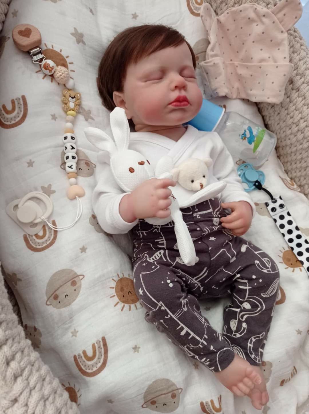 Lalka chłopiec w typie Reborn z wyprawką prezent pod choinkę Kuba01