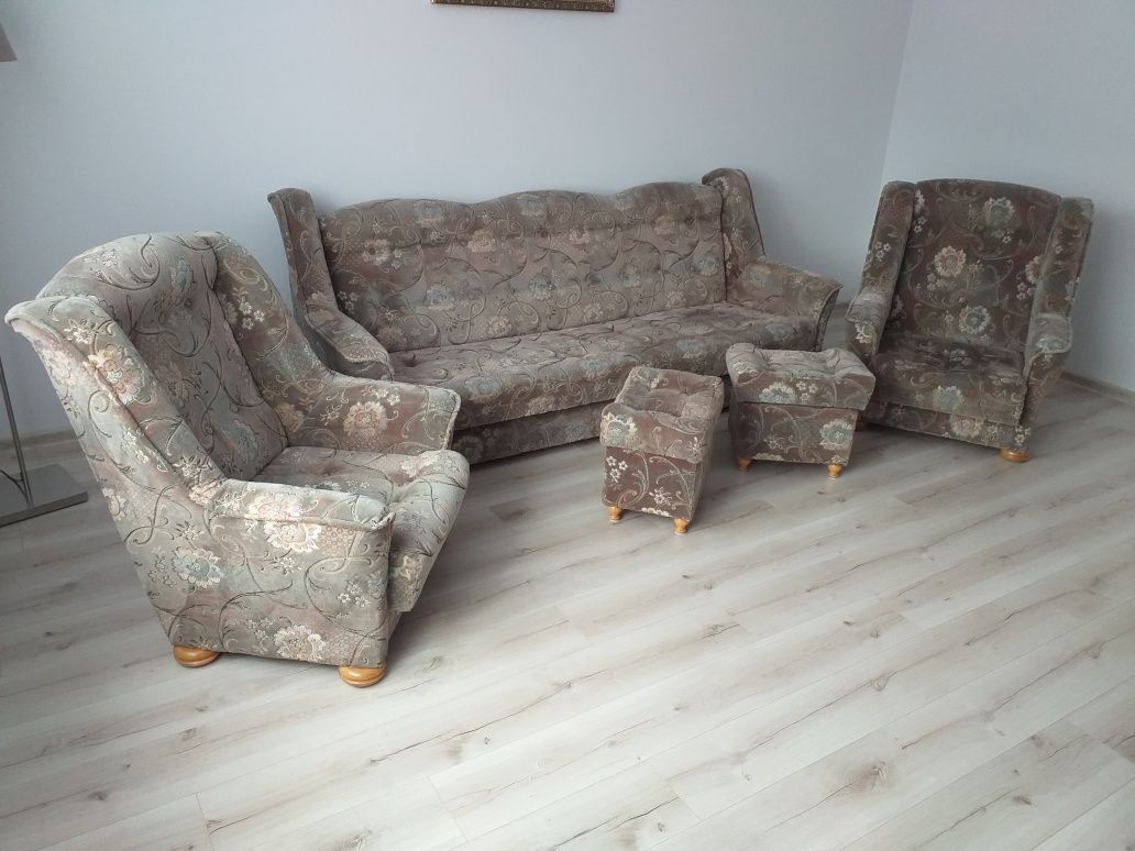 Komplet wypoczynkowy, sofa, kanapa, fotele