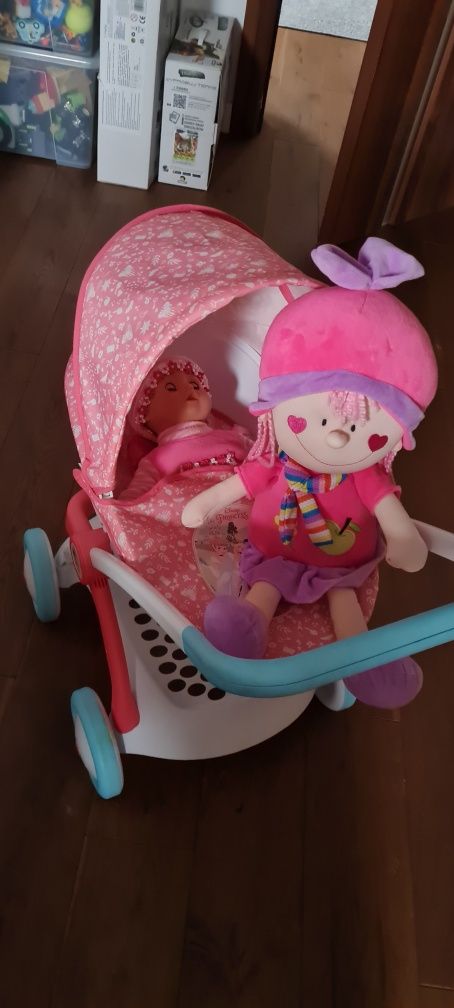 Głęboki wózek Pastel Princess Disneya Smoby