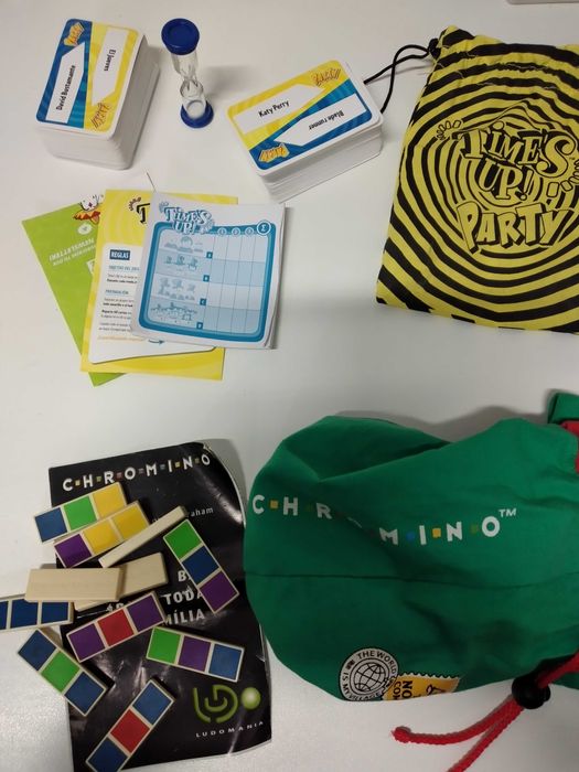 Jogos - Chromino, Times Up!, Keltis, The Game, Wizard