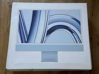 iMac 24 Blue - M3/8GB/256GB - nieaktywowany - faktura VAT 23%