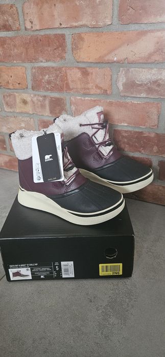 Nowe kozaki śniegowce damskie 37 dla dziewczynki sorel