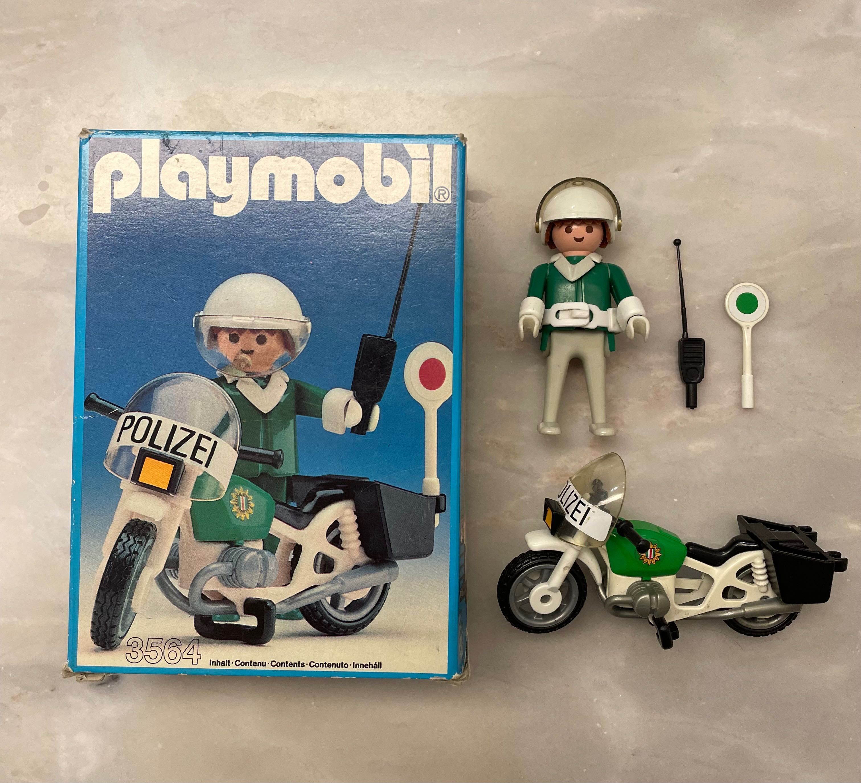 Playmobil 3564 mota polícia vintage
