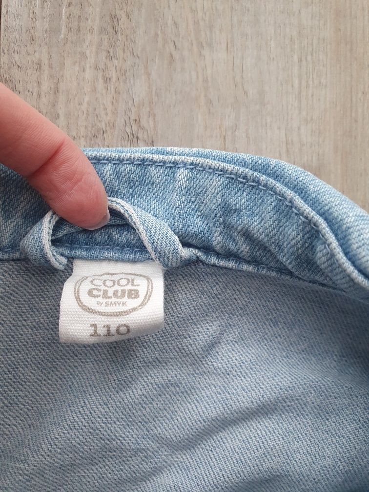 Kurtka jeansowa katana Smyk Cool Club r.110 bawełna