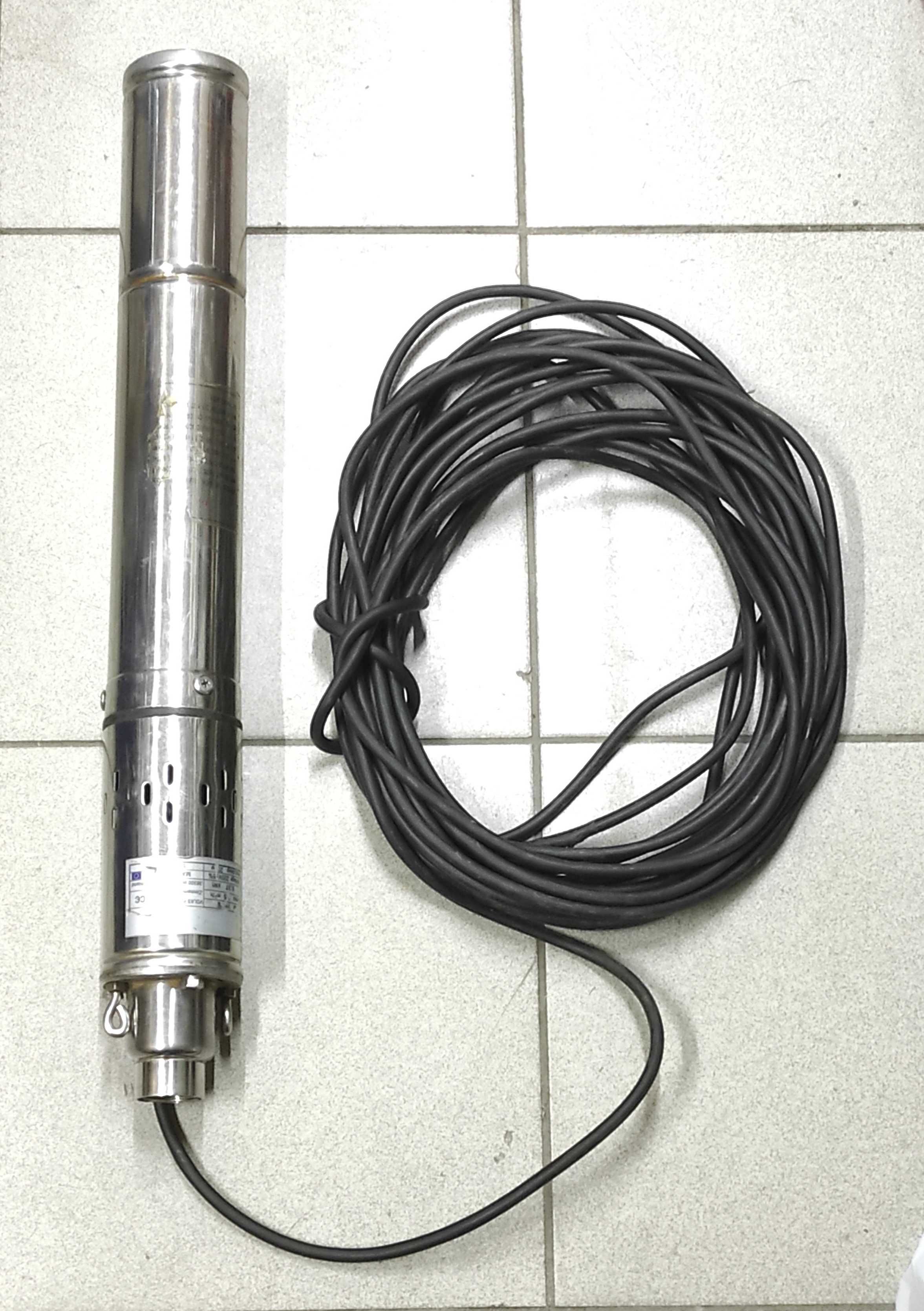 Шнековый погружной насос для скважин Volks Pumpe 3QGD 1.5-70, 0.37 кВт
