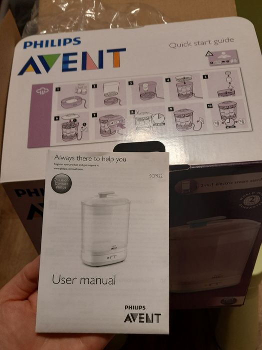Stelizator do butelek Philips Avent
