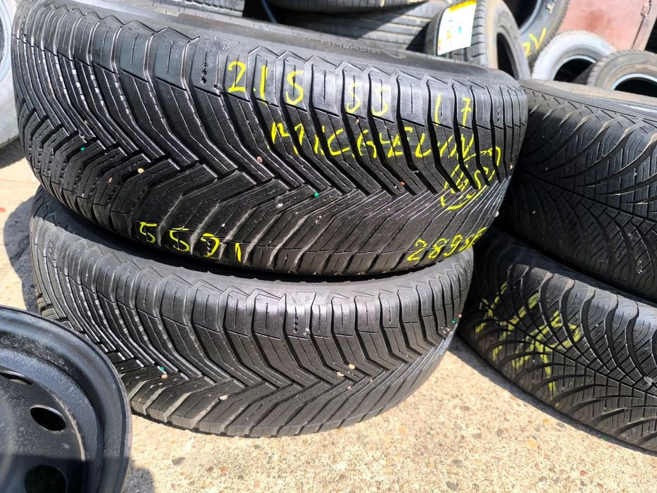215/55R17 94V 98V OPONY Całoroczne Wielosezonowe MICHELIN CROSSCLIMATE 2 FALKEN EUROALL SEASON AS210 5,5-7mm Legnica ALU-RAD 21r. 215/55