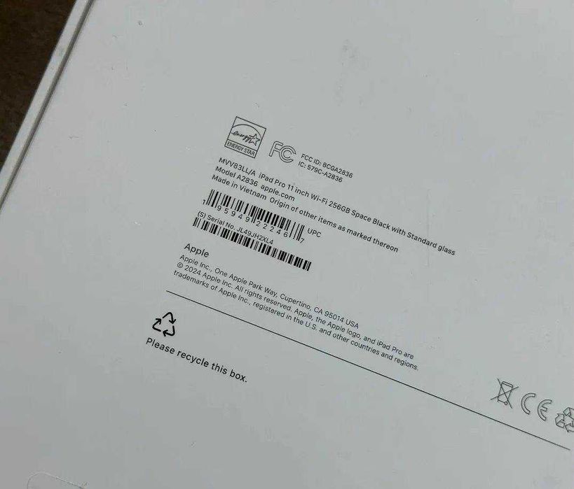 iPad Pro 11 M4 256 гб, Wifi