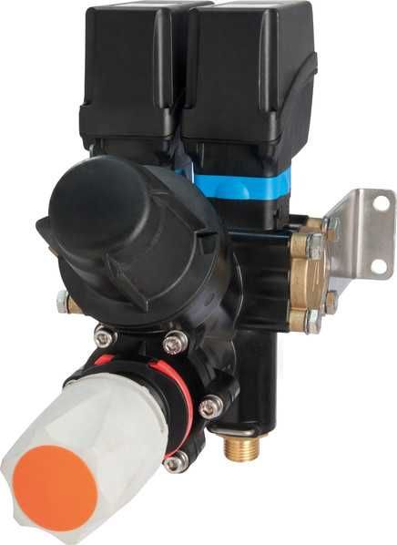 Rozdzielacz sadowniczy dwusekcyjny z panelem ARAG