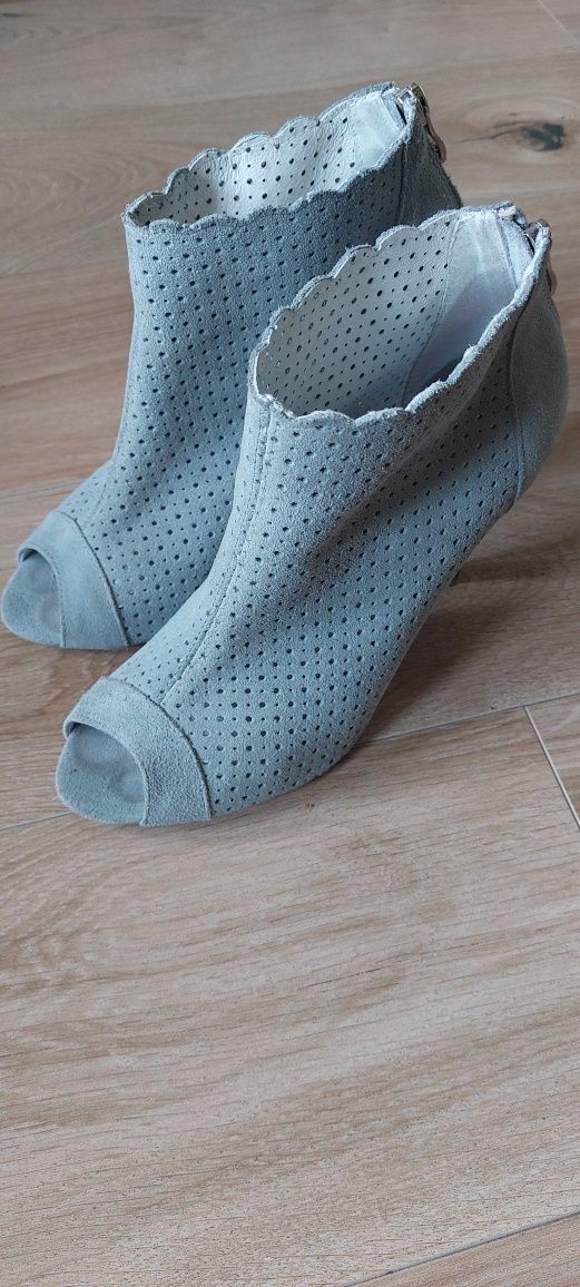 Botki skórzane open toe Primamoda rozm. 39