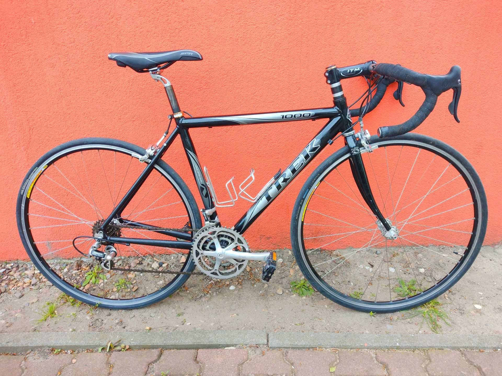 rower szosowy TREK aluminiowy, przerzutki Campagnolo 3x9 ZADBANY