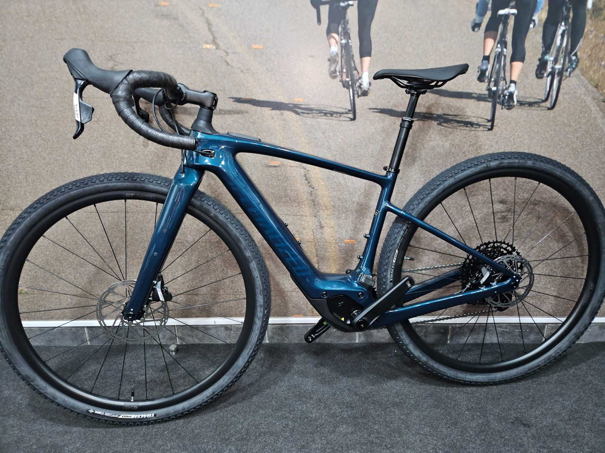 Bicicleta Specialized Turbo Creo 2 Comp Metallic Deep Lake T-52