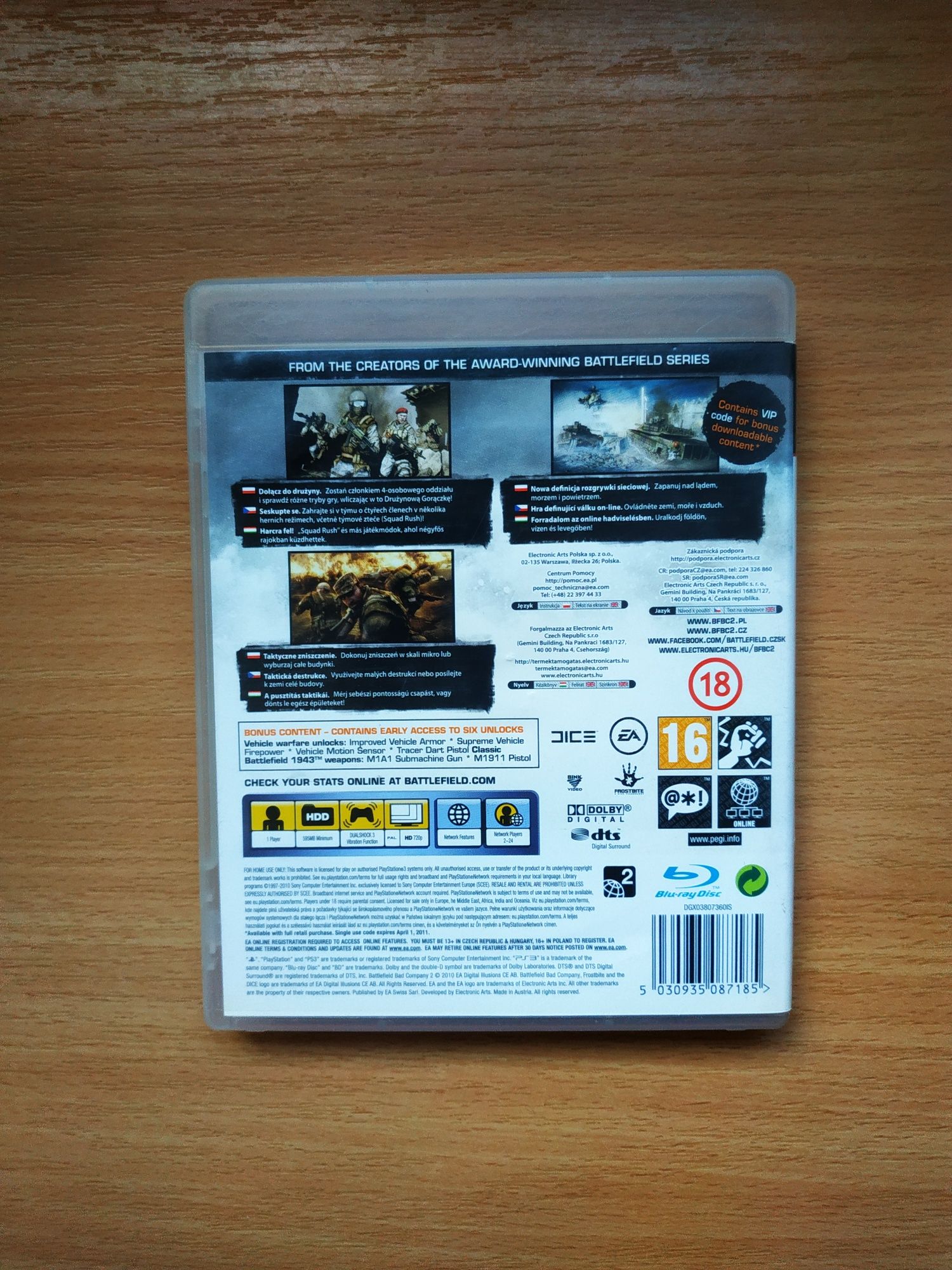 Battlefield bad company 2, ps3, stan bardzo dobry, wysyłka olx