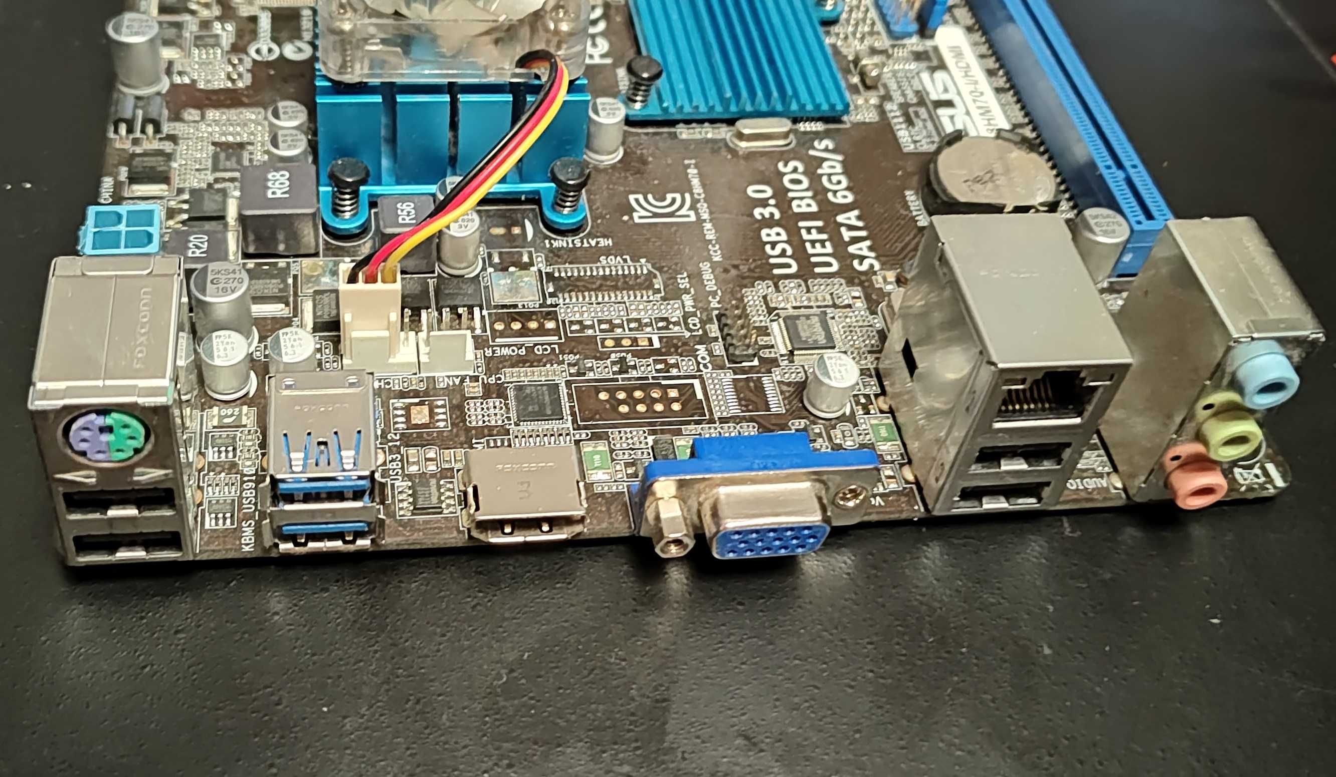 Найпопулярніша Mini-ITX плата Asus C8HM70-I HDMI 2 ядра
