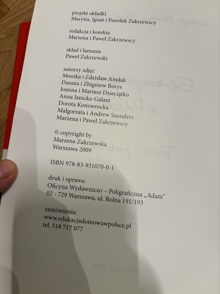 Edukacja domowa w Polsce Teoria i praktyka M P Zakrzewscy stan bdb