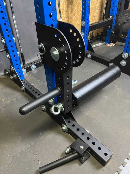 Leg curl rack + wałek nordic curl 2 w 1 / akcesoria do klatki