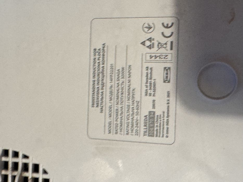 Przenośna plyta indukcyjna ikea Tillreda